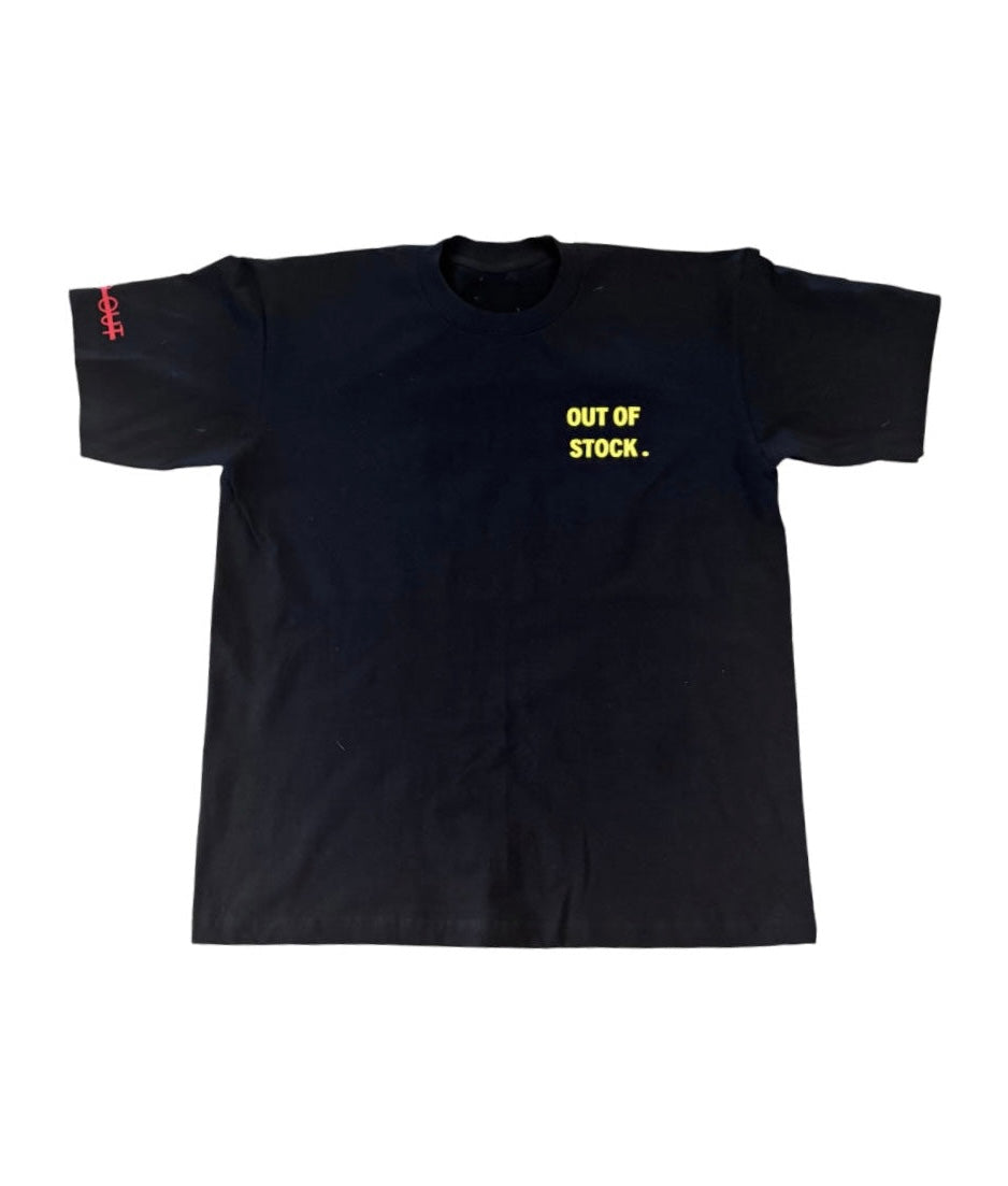 Essential Oos Tee Black Yellow
