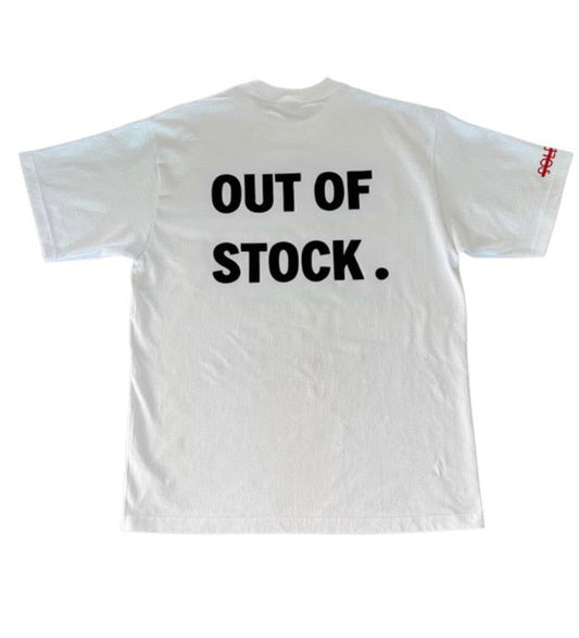 White OOS Tee Black