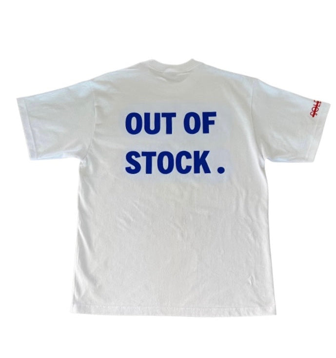 White OOS Tee Royal