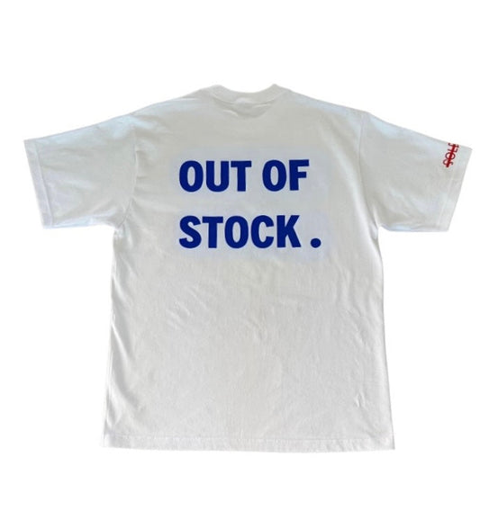 White OOS Tee Royal